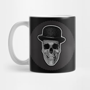 Skull with Bowler Hat Mug